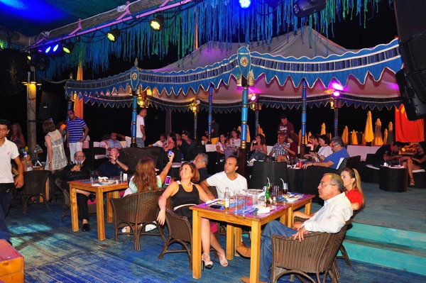 Cinda at the Beach Bar
